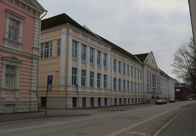Vabadussõda. Tartu 2.Sõjaväehaigla Aia tänaval. rephoto