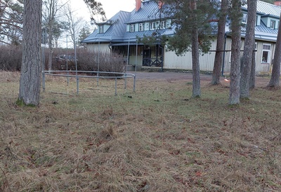 Harju-Risti school house-popular house on Mother's Day. rephoto