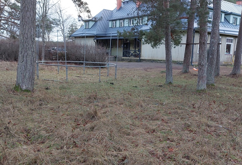 Harju-Risti school house-popular house on Mother's Day. rephoto