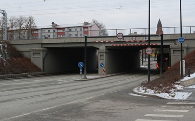 Raudteeviadukt Riia maanteel 1930ndatel Tartus. rephoto