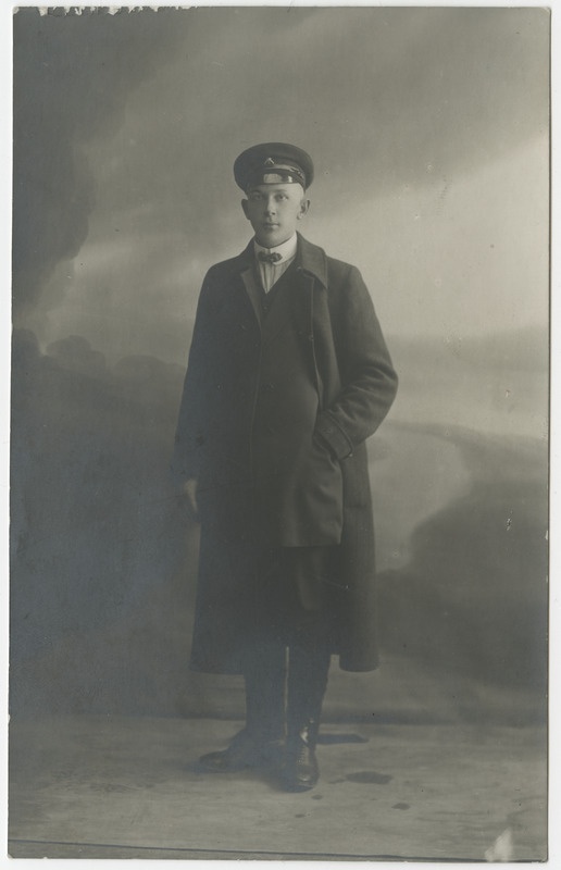 Parun Axel Ferseni autojuht Ernst Wasmuth, portreefoto