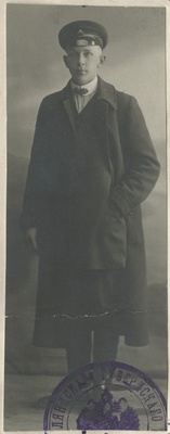 Parun Axel Ferseni autojuht Ernst Wasmuth, portreefoto  duplicate photo