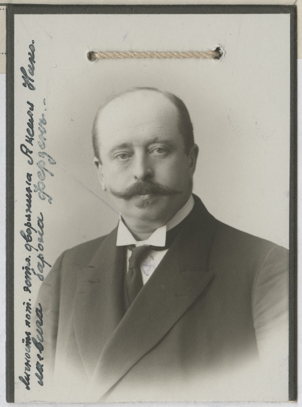 Parun Axel Fersen, portreefoto