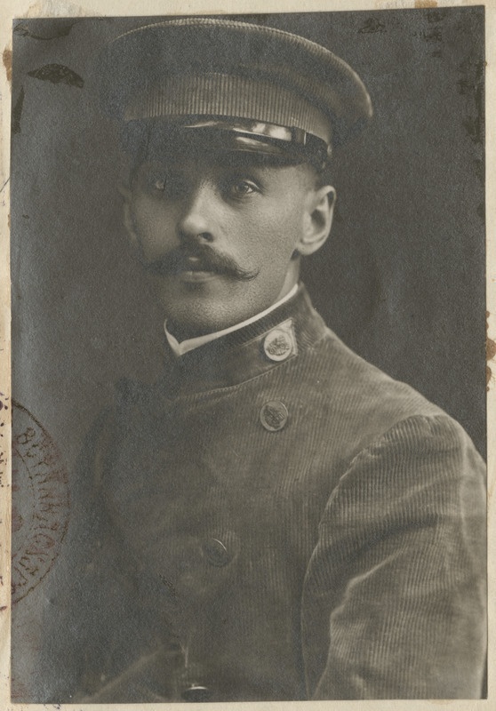 Christian Rotermanni autojuht Friedrich Pahlberg, portreefoto