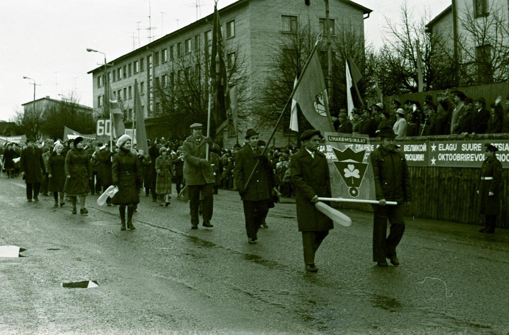 SSOR 60. aastapäeva tähistamise demonstratsioon Turu platsil