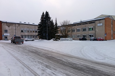 Vaade kolhoosidevahelisele sanatooriumile "Kuressaare". rephoto