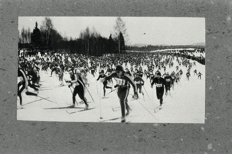Tartu maratonist osavõtjad rajal.