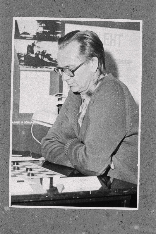 Spordiühingu "Jõud" 1984.a. meister vene kabes Heinar Jahu.