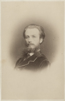 Korporatsioon "Estonia" liige parun Georg Engelhardt, portreefoto  duplicate photo