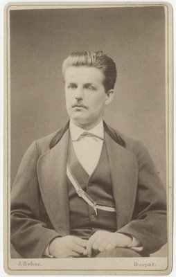 Korporatsioon "Estonia" liige Walter von Gruenewaldt, portreefoto  duplicate photo