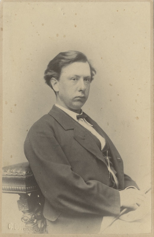 Korporatsioon "Estonia" liige Karl von Gloy, portreefoto