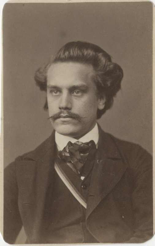 Korporatsioon "Estonia" liige Edmund Adelheim, portreefoto