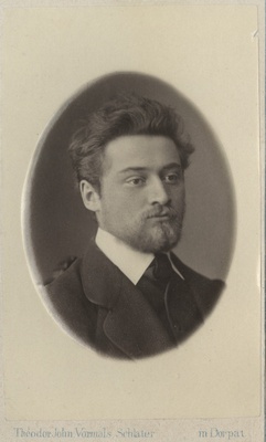 Korporatsioon "Estonia" liige Christlieb Ripke, portreefoto  duplicate photo