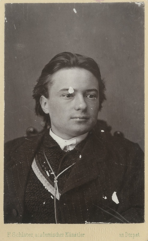 Korporatsioon "Estonia" liige Eugen Erbe, potreefoto