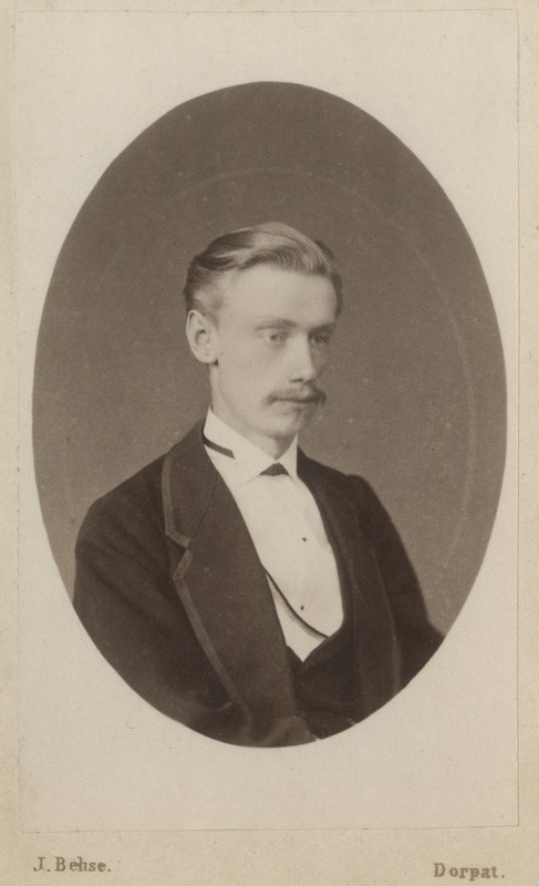 Korporatsioon "Estonia" liige Ernst Frey, portreefoto