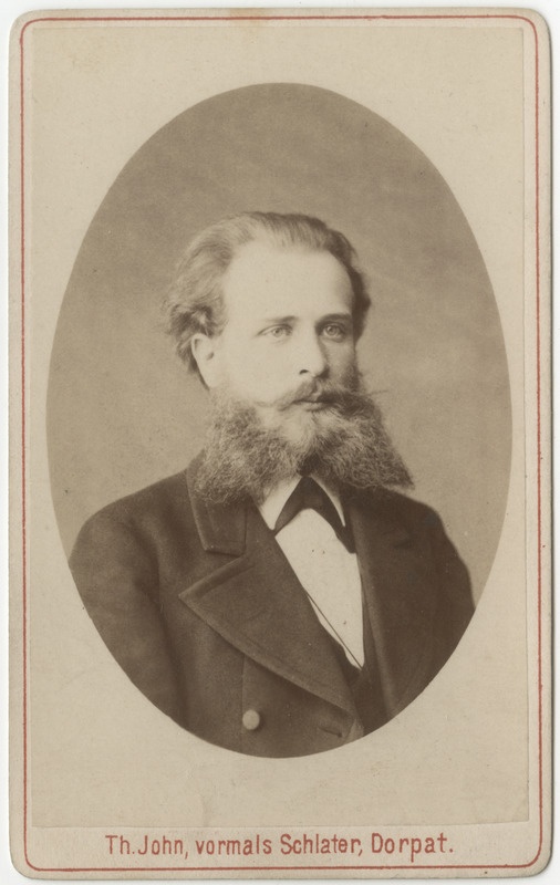 Korporatsioon "Estonia" liige Konstantin Winkler, portreefoto