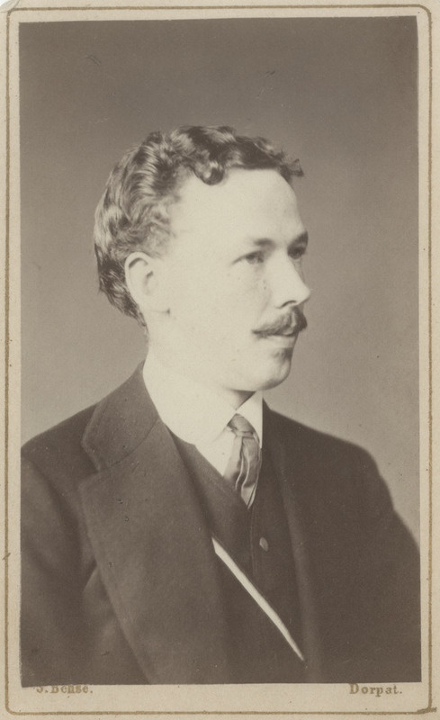 Korporatsioon "Estonia" liige Thure von Traubenberg, portreefoto