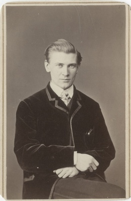 Korporatsioon "Estonia" liige parun Arved Rosen, portreefoto  duplicate photo