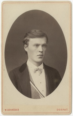 Korporatsioon "Estonia" liige Robert Georg Pihlemann, portreefoto  duplicate photo