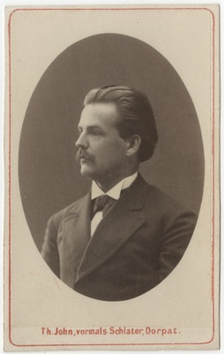 Korporatsioon "Estonia" liige Paul von Gruenewaldt, portreefoto  duplicate photo