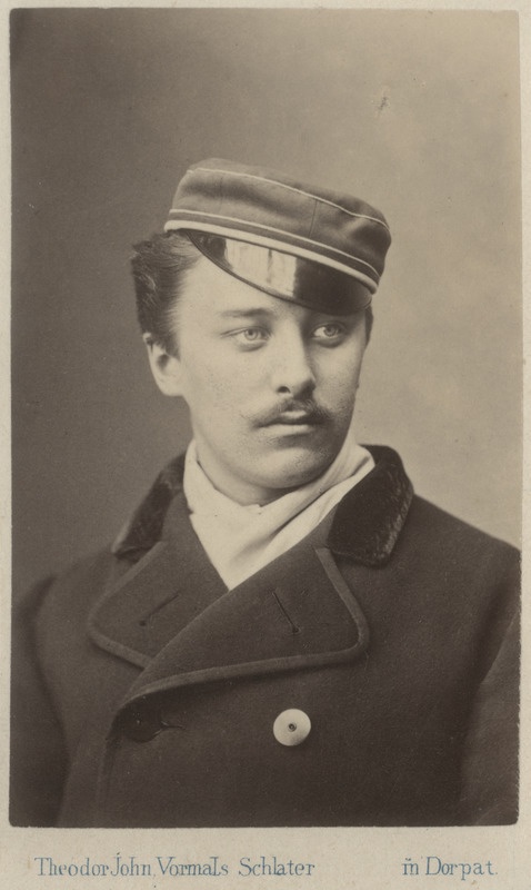 Korporatsioon "Estonia" liige Georg Knüppfer, portreefoto