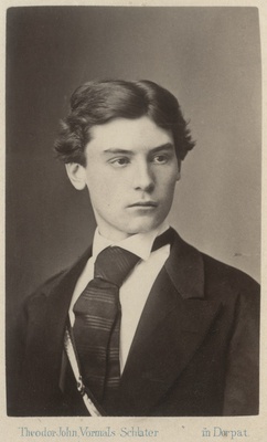 Korporatsioon "Estonia" liige Bronislaw von Guzkowski, portreefoto  duplicate photo