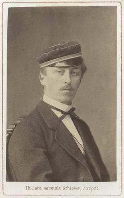 Korporatsioon "Estonia" liige Arnold Knüpffer, portreefoto  duplicate photo