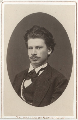 Korporatsioon "Estonia" liige parun Eugen Girard de Soucanton, portreefoto  duplicate photo