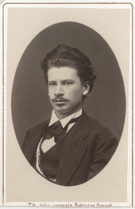 Korporatsioon "Estonia" liige parun Eugen Girard de Soucanton, portreefoto