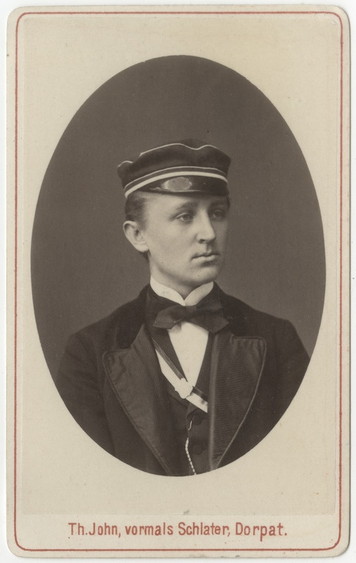 Korporatsioon "Estonia" liige Leo Alexejew, portreefoto