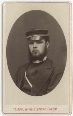 Korporatsioon "Estonia" liige Eduard Pabst, portreefoto  duplicate photo