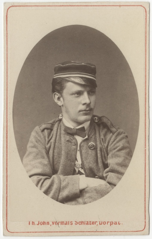 Korporatsioon "Estonia" liige Robert Donnerberg, portreefoto