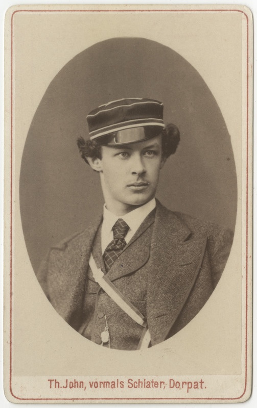 Korporatsioon "Estonia" liige Eduard von Samson-Himmelstjerna, portreefoto