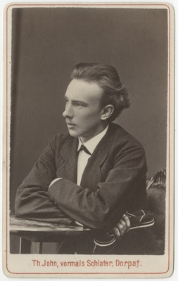 Korporatsioon "Estonia" liige Walter von Samson-Himmelstjerna, portreefoto  duplicate photo