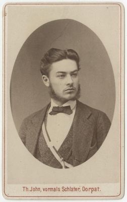 Korporatsioon "Estonia" liige Edmund Fischer, portreefoto  duplicate photo