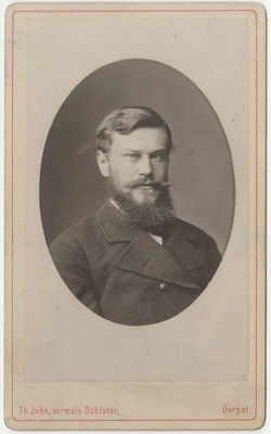 Korporatsioon "Estonia" liige Leopold Meder, portreefoto  duplicate photo