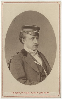 Korporatsioon "Estonia" liige Arthur von Ruckteschell, portreefoto  duplicate photo