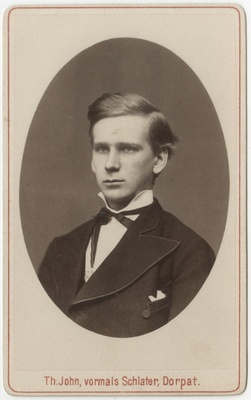 Korporatsioon "Estonia" liige Konstantin Rahr, portreefoto  duplicate photo