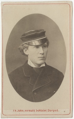 Korporatsioon "Estonia" liige Friedrich von Lueder, portreefoto  duplicate photo