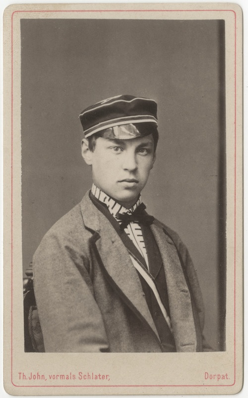 Korporatsioon "Estonia" liige Woldemar von Samson-Himmelstjerna, portreefoto