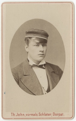 Korporatsioon "Estonia" liige Edgar Striedter, portreefoto  duplicate photo