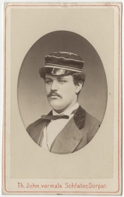 Korporatsioon "Estonia" liige Eugen Hagen, portreefoto  duplicate photo