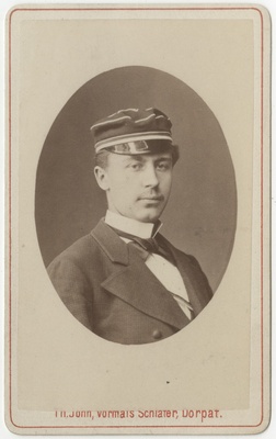 Korporatsioon "Estonia" liige Alexander von Baer, portreefoto  duplicate photo