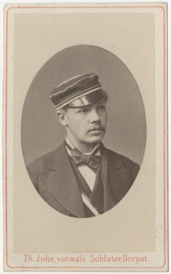 Korporatsioon "Estonia" liige Erich von Samson-Himmelstjerna, portreefoto  duplicate photo