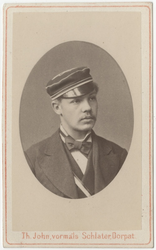 Korporatsioon "Estonia" liige Erich von Samson-Himmelstjerna, portreefoto