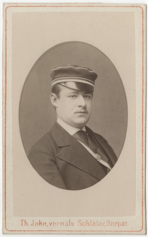 Korporatsioon "Estonia" liige Hermann Westphalen, portreefoto