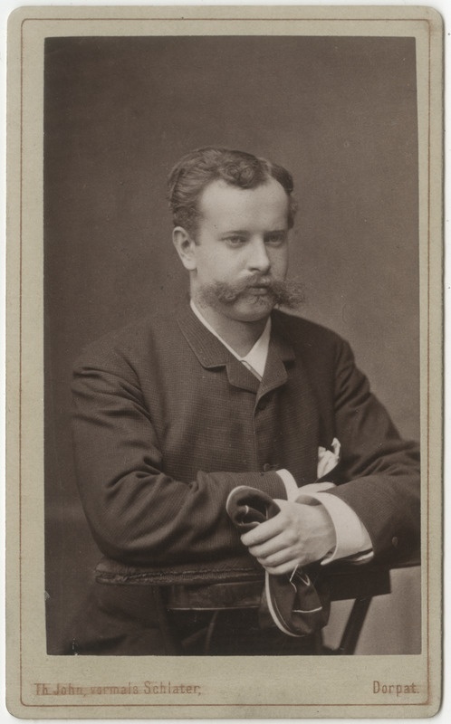 Korporatsioon "Estonia" liige William Heidenschildt, portreefoto