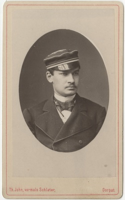 Korporatsioon "Estonia" liige Leonhard Thomson, portreefoto  duplicate photo