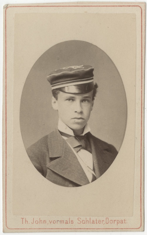 Korporatsioon "Estonia" liige Paul von Mühlendahl, portreefoto