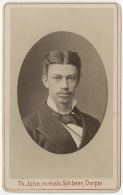 Korporatsioon "Estonia" liige Georg von Wenndrich, portreefoto  duplicate photo